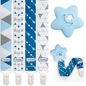 Liname Blue Binky Clips